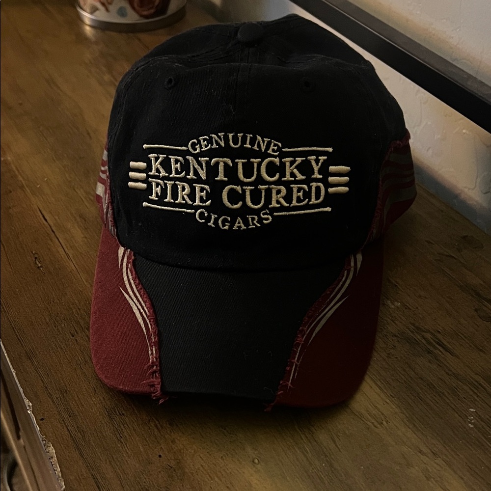 Black and Red Hat